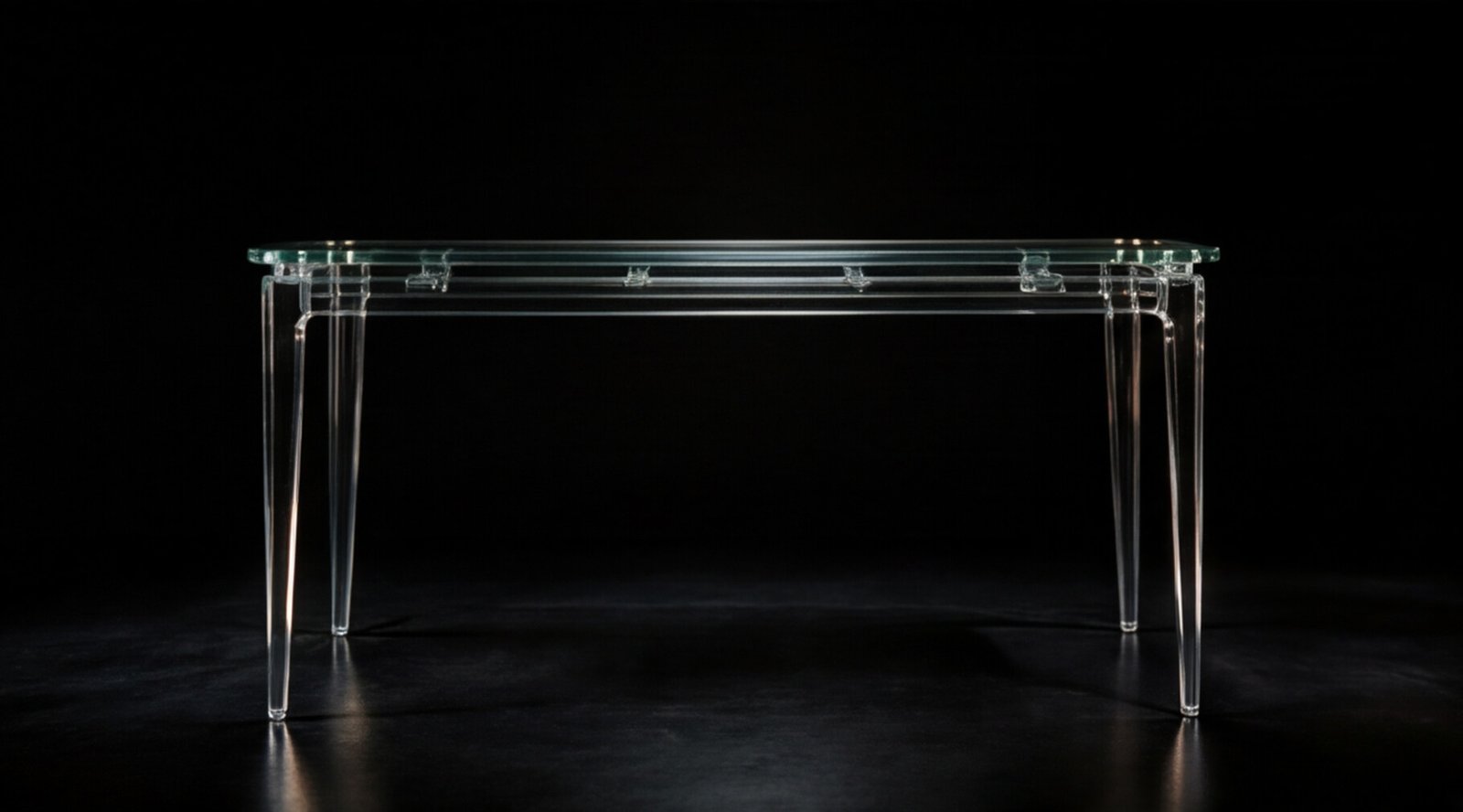 Escultura acr&iacute;lica &mdash; refra&ccedil;&atilde;o de luz
